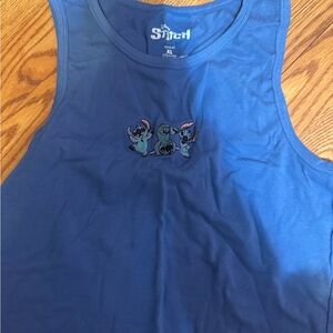 Disney Stitch Navy Blue Graphic Tee